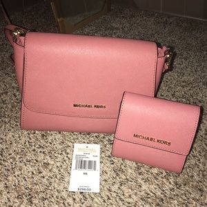 Pink Crossbody w/ Wallet